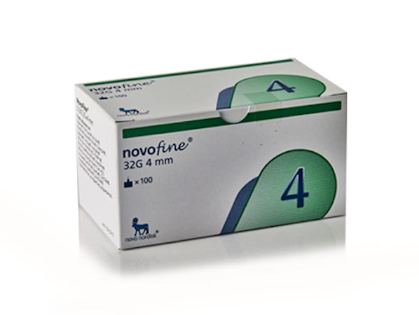 AGUJAS NOVOFINE 32 GR 4 MM