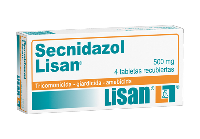 LISAN SECNIDAZOL 500 MG TABLETAS VÍA ORAL