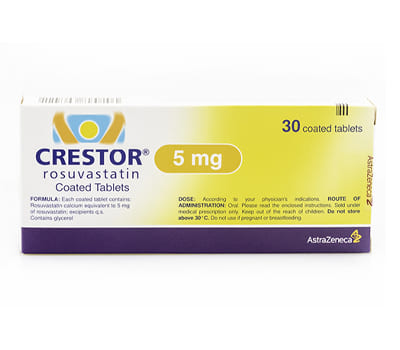 CRESTOR 5 MG 30 TABLETAS