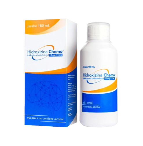 Chemo Hidroxizina 5 mg Jarabe 180 ml