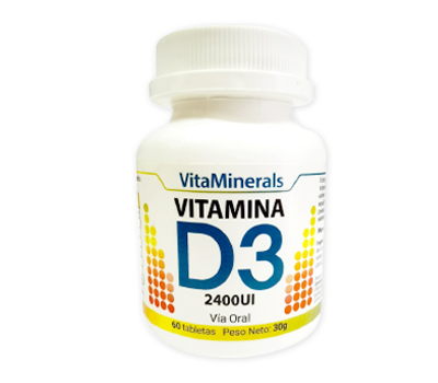 Vitaminerals Vitamina D3 30 Gr Tabletas Vía Oral