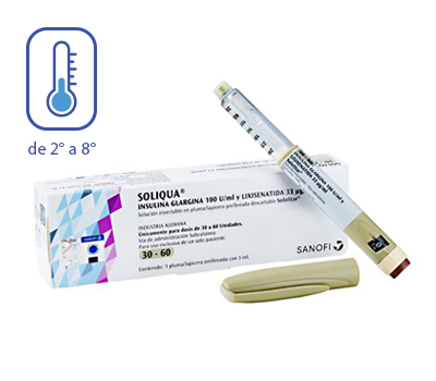 Soliqua Solostar insulina glargina 30 ui + lixisenatida 60 mcg