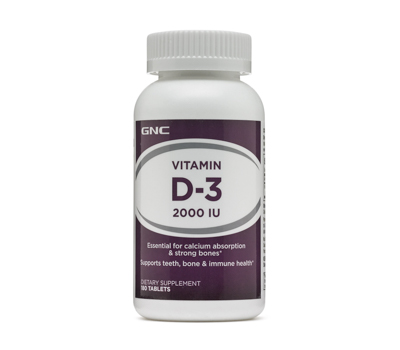 Gnc Vitamina D-3 2000 Iu 180 Tabletas