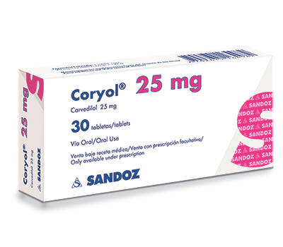Coryol carvedilol 25 mg