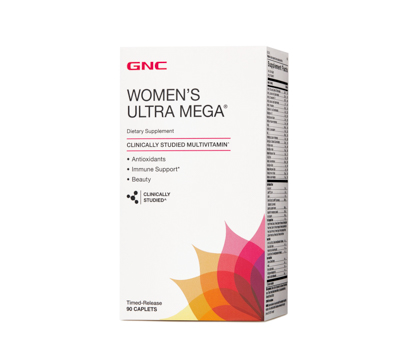 Gnc Womens Ultra Mega Multivitamínico 90 Cápsulas