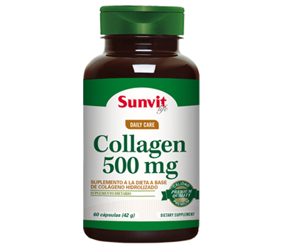 Sunvit Life Colágeno 500 Mg 60 Cápsulas