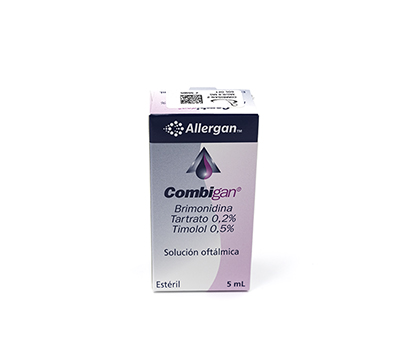 COMBIGAN SOLUCIÓN OFTÁLMICA 5 ML