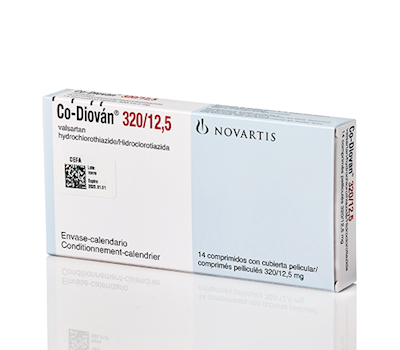 CO DIOVAN 320/12.5MG TABLETAS VIA ORAL X14