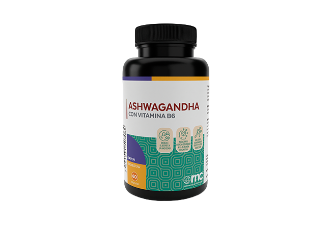 RCN Ashwagandha con vitamina B6, magnesio y zinc 60 capsulas