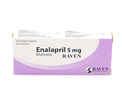 CHEMO ENALAPRIL 5 mg x 60 TABLETAS