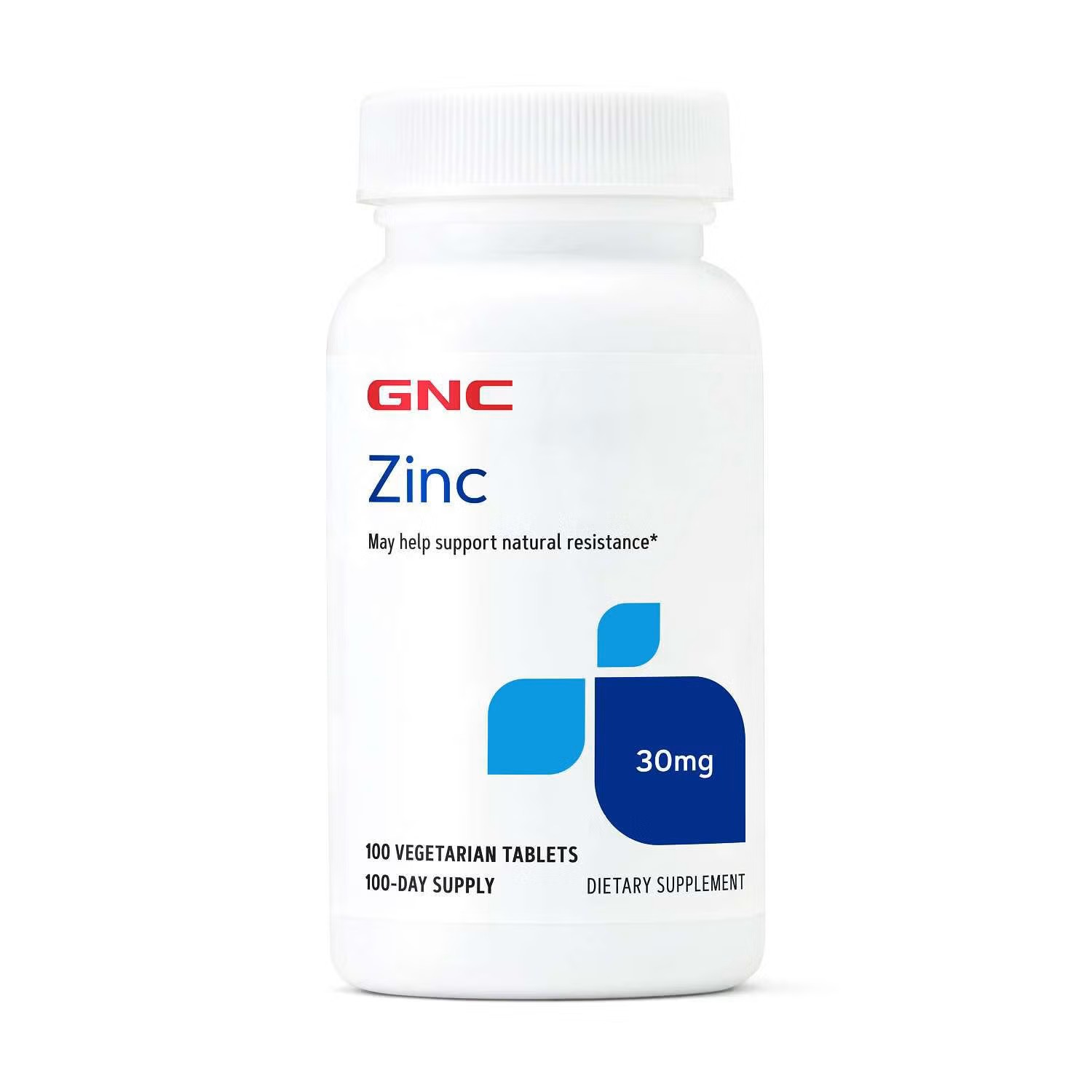 GNC Zinc 30 mg x100 Tabletas