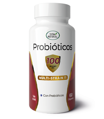 Total Natural Multi-Strain Probiotico 100 Billones 60 Unidades