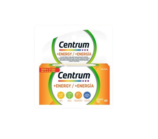 Centrum+ Energía 45 tabletas vía oral