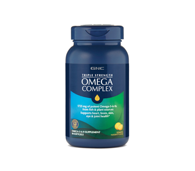 Gnc Triple Strength Omega Complex 90 Cápsulas Blandas