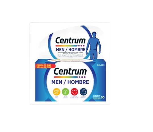 Centrum Hombre 30 tabletas vía oral