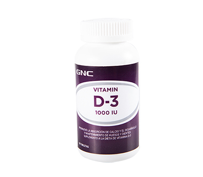 Gnc Vitamina D-3 1000 Iu 180 Tabletas