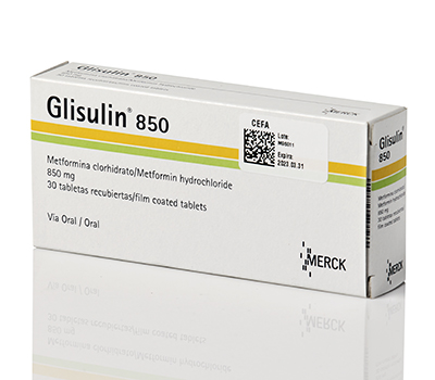 Glisulin metformina 850 mg