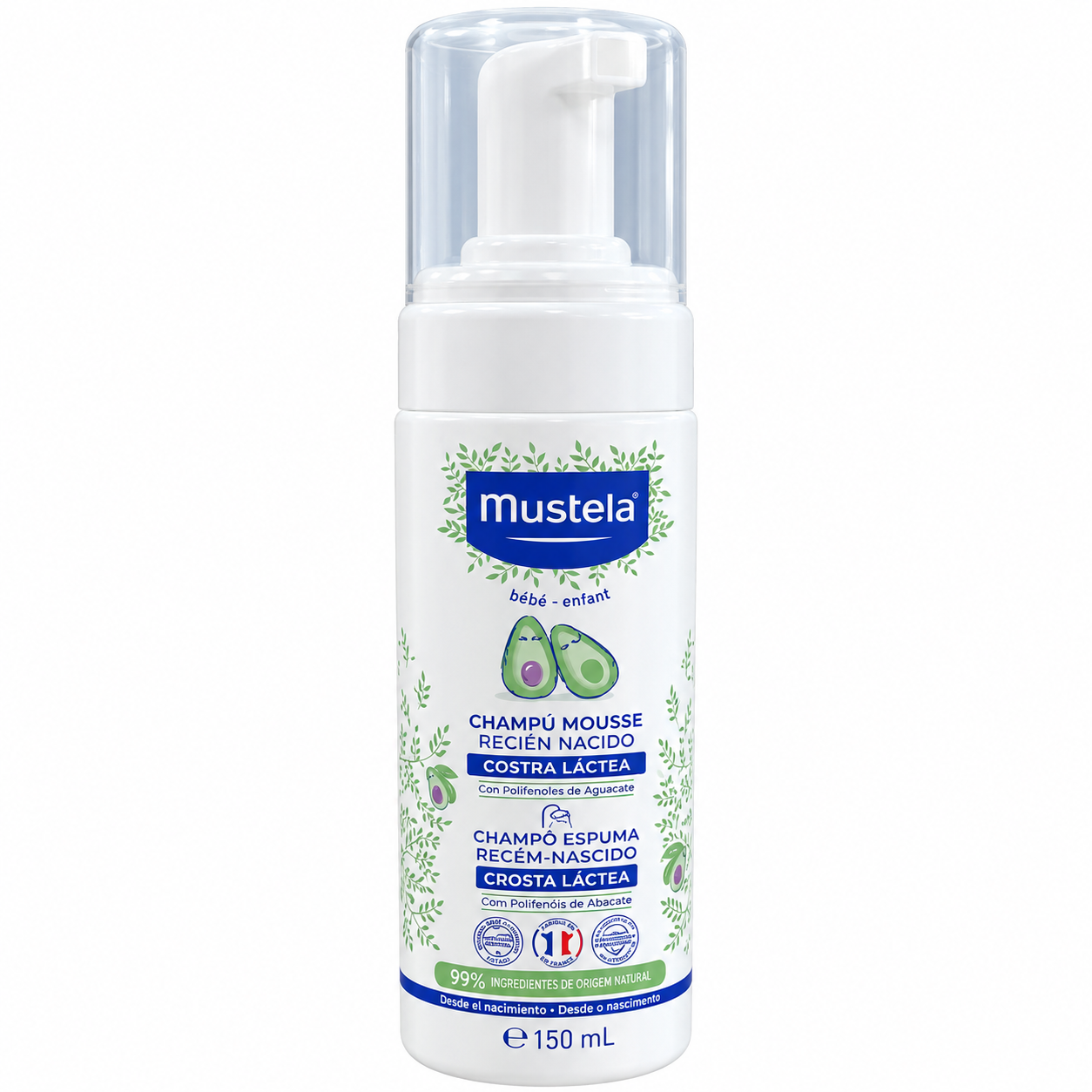 Mustela Champú espumoso recién nacido 150ml