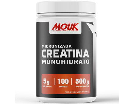 MOUK Creatina monohidratada 500 gramos