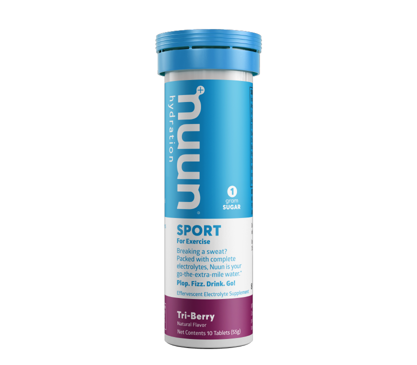 Nuun Hydration Electrolitos Triberry 10 Pastillas Efervescentes