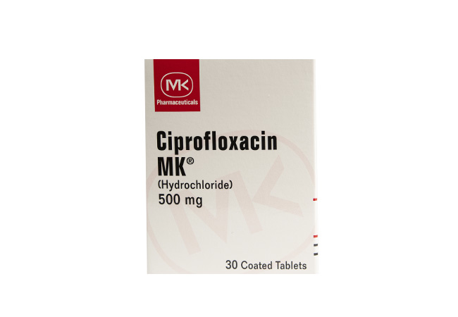 CIPROFLOXACINA MCK 500 MG TABLETAS VÍA ORAL