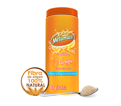 Metamucil Naranja 425 Gr 72 Dosis
