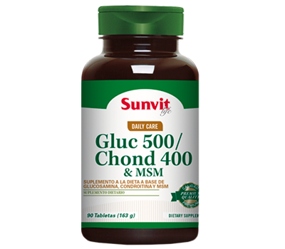 Sunvit Life Gluc 500 / Chond 400 & Msm 90 Tabletas