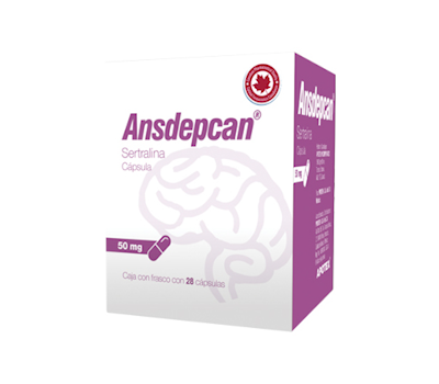 ANSDEPCAN SERTRALINA  50 mg TABLETAS VÍA ORAL