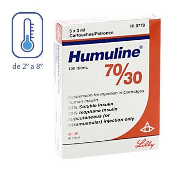 Humulin insulina humana recombinante 70 ui + insulina humana recombinante 30 ui