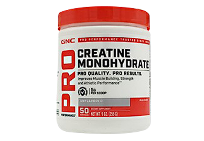 GNC Pro Performance Creatina Monohidratada Sin Sabor 255 gramos