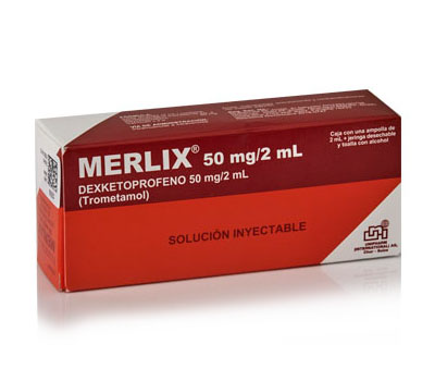 Merlix 50 mg 1 ampolla inyectable