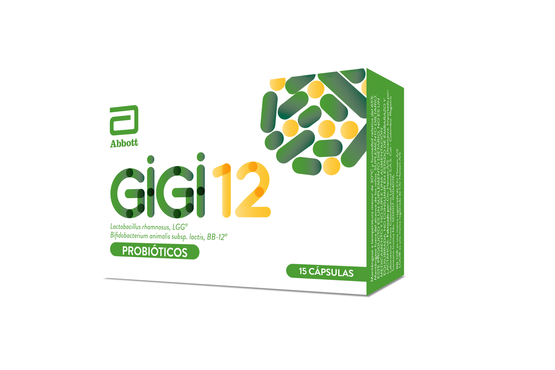 Gigi 12 probioticos 15 cápsulas