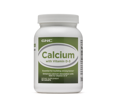 Gnc Calcio Con Vitamina D-3 120 Cápsulas