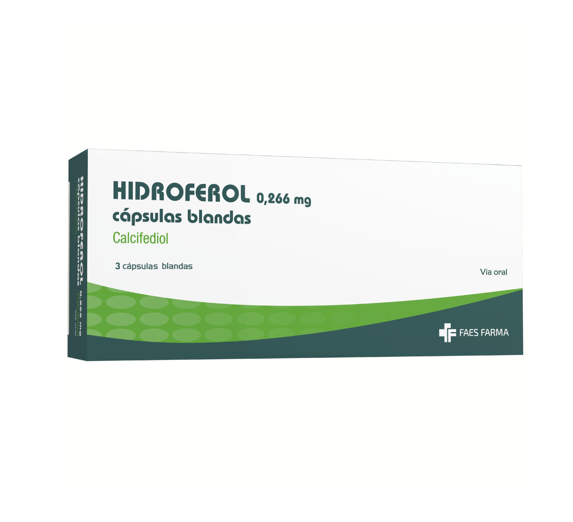 Hidroferol 0.266mg x3 cápsulas
