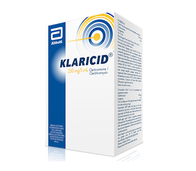 Klaricid Pediatrico 250 mg x 60 ml
