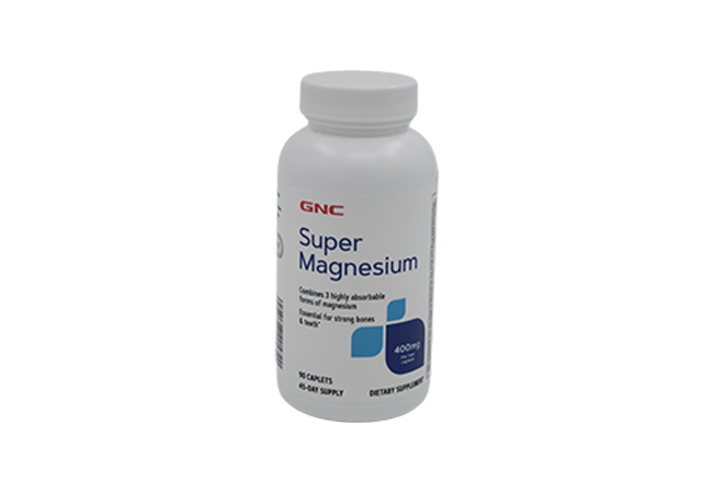 Gnc Super Magnesium 400 Mg 90 Cápsulas