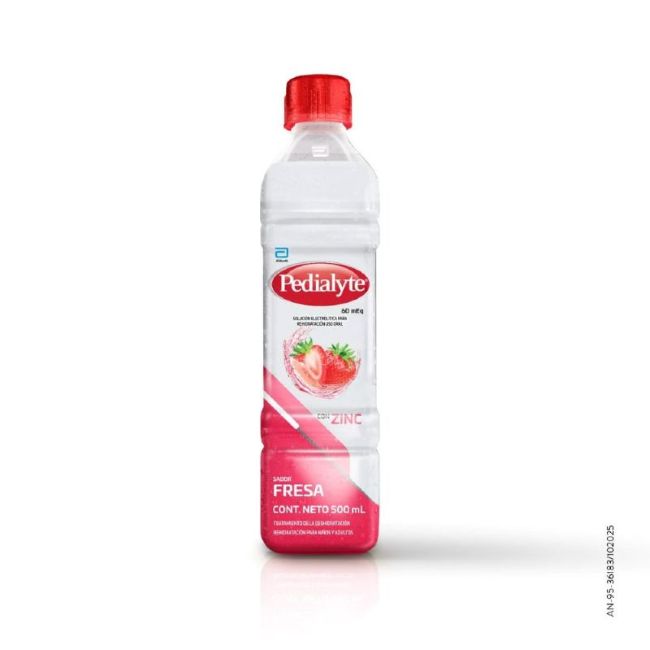 Pedialyte 60 mEq fresa 500 ml