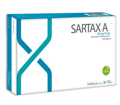 Sartax Cal 20mg/5mg Tabletas