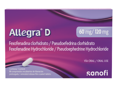 Allegra D 60mg/120mg Tabletas
