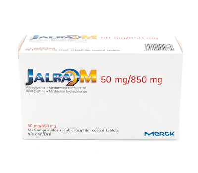 Jalra M 50 mg / 850 mg x 56 tabletas