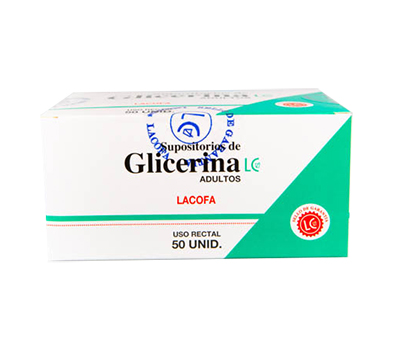 Glicerina adulto supositorios anal