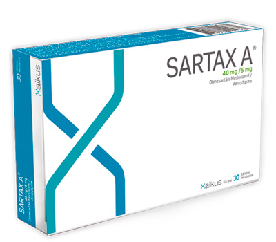 SARTAX CAL 40MG/5MG TABLETAS VÍA ORAL