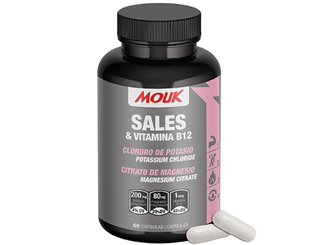 MOUK Energy essentials sales Magnesio, Potasio, Vitamina B12 x60 cápsulas
