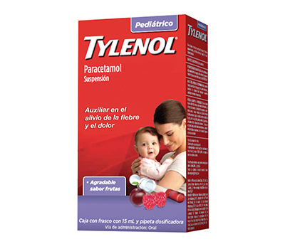 TYLENOL CEREZA 100MG/ML 15 ML GOTAS VÍA ORAL