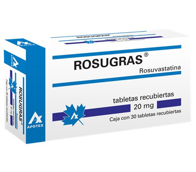 Rosugras 20 mg 30 tabletas