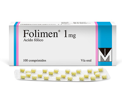 FOLIMEN folico 1 mg