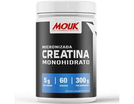 MOUK Creatina monohidratada 300 gramos
