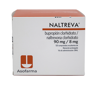 NALTREVA TABLETAS 90MG/8MG X 120