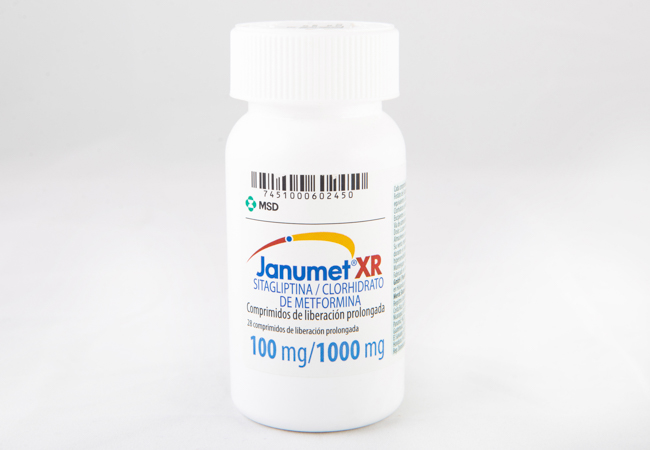 Janumet Xr 100mg 1000mg Tabletas Via Oral