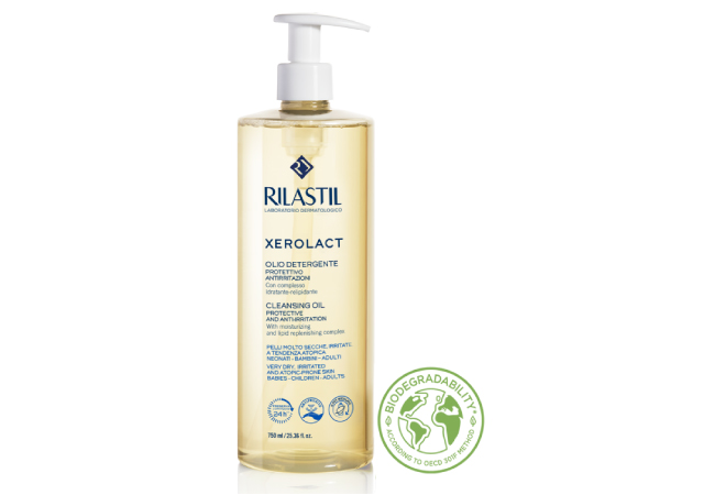 Rilastil Xerolact - Gel Limpiador Reparador para Piel Seca con Tendencia al  Rascado e Irritación, 750 Mililitros